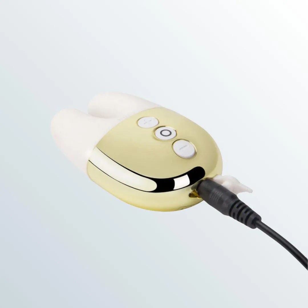 Le Wand Chrome Double Motor Vibrator - Limited Edition White/Gold
