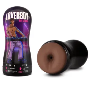 Loverboy DJ Self Lubricating Butt Stroker - Chocolate