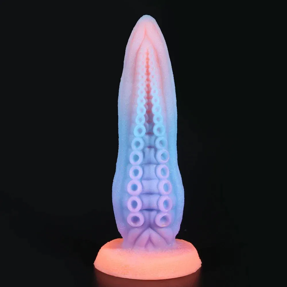 Luminous Monster Tentacle Dildos - Exotic Fantasy Dildo Butt Plug Anal Sex Toys
