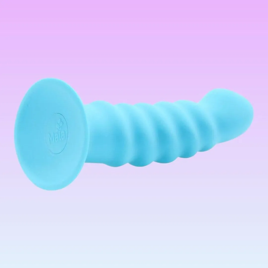 Maia 'Kendall' 8 Silicone Dildo - Neon Blue