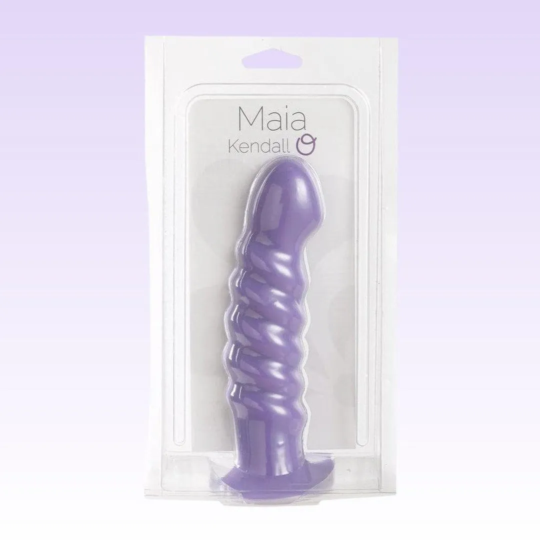Maia 'Kendall' 8 Silicone Dildo - Neon Purple