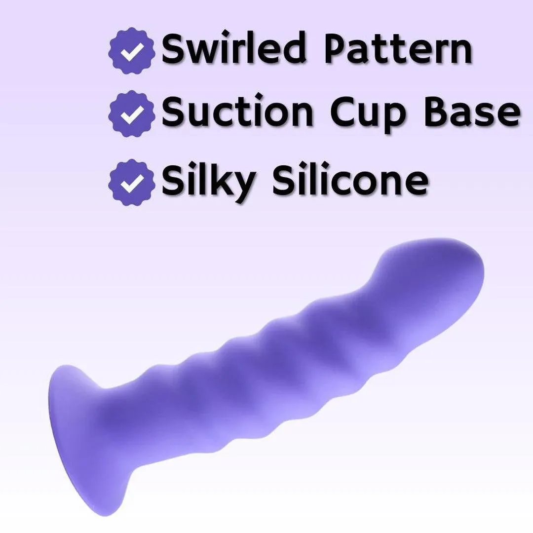 Maia 'Kendall' 8 Silicone Dildo - Neon Purple
