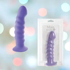Maia 'Kendall' 8 Silicone Dildo - Neon Purple