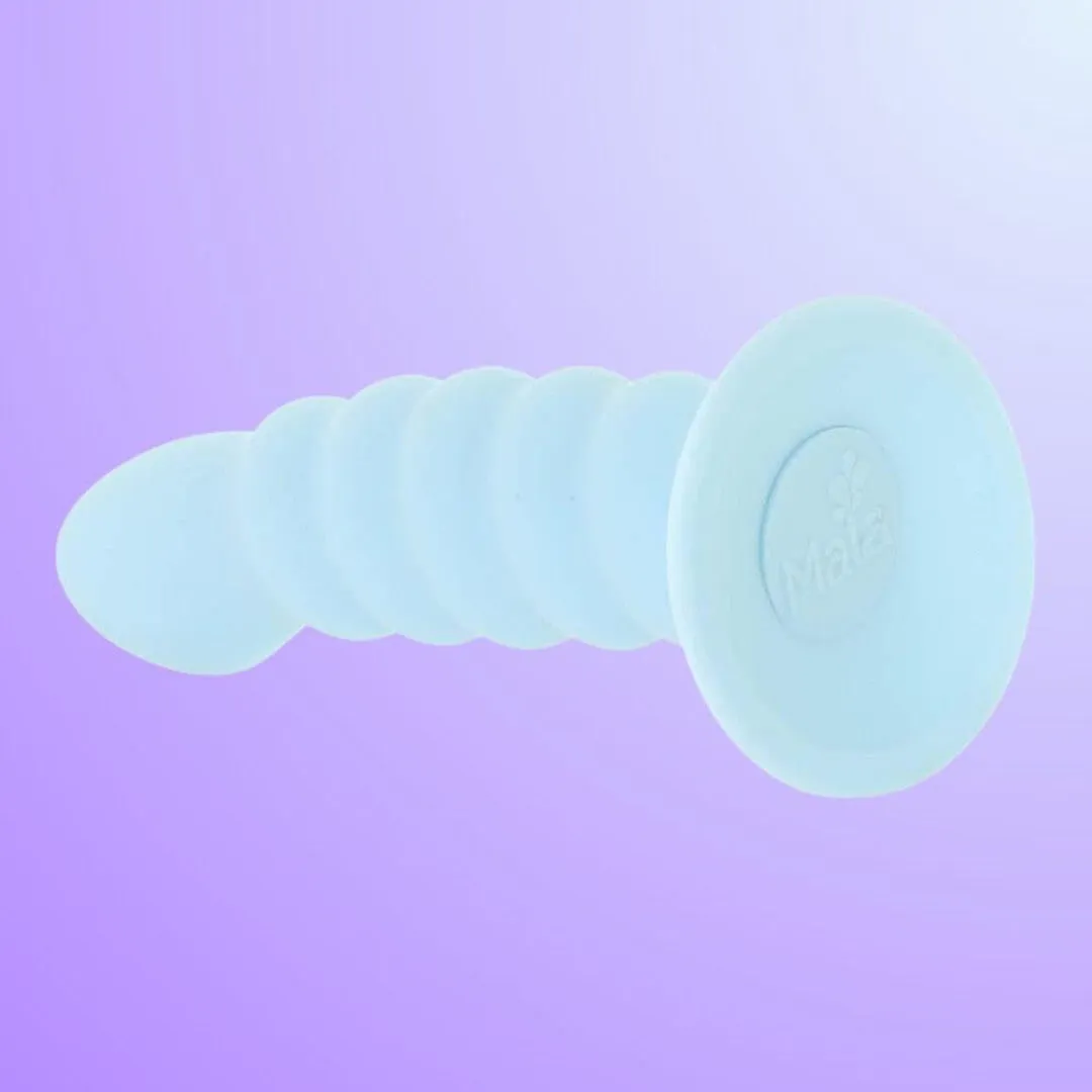 Maia 'Paris' 6 Silicone Ribbed Dong with Suction Base