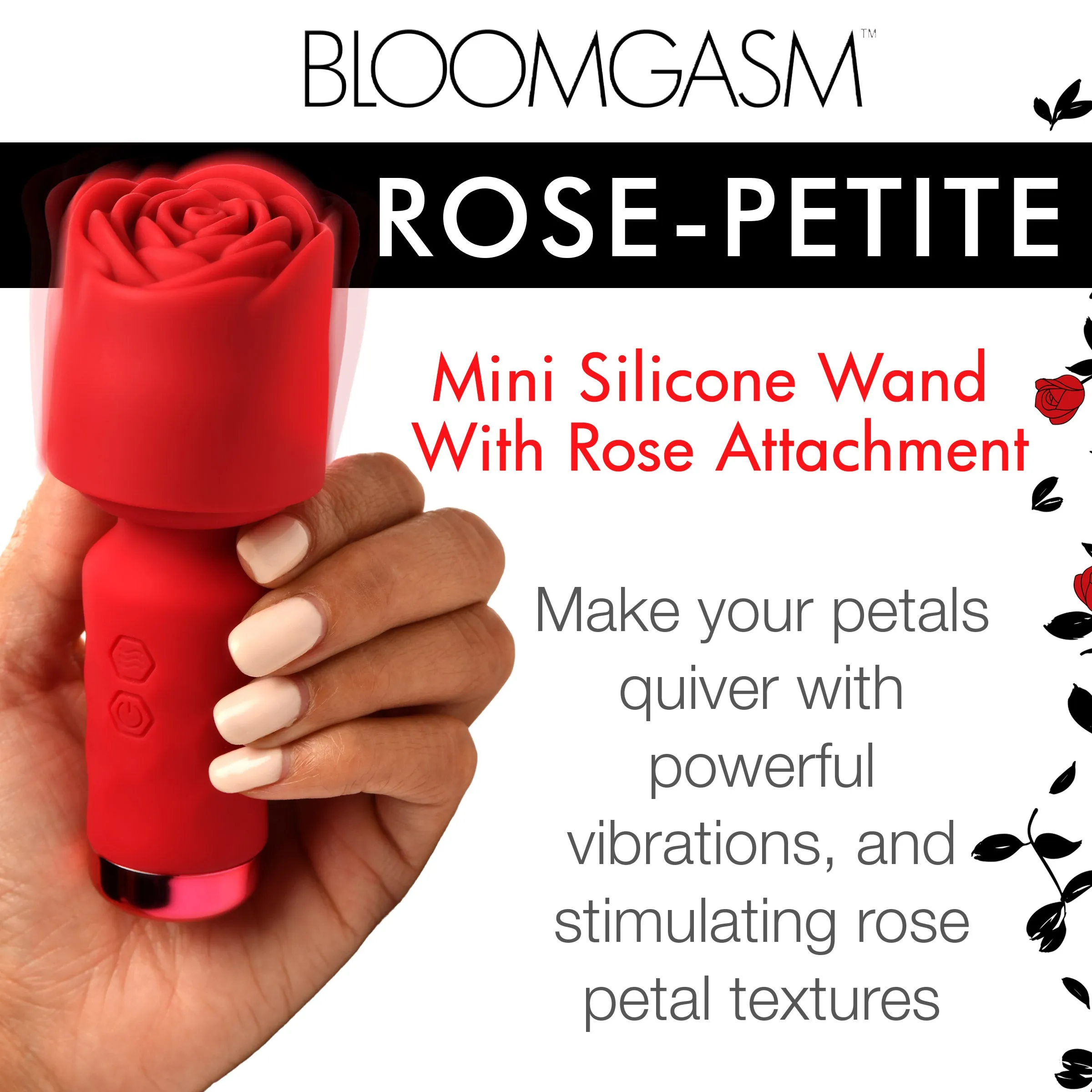 Mini Pleasure Rose Wand