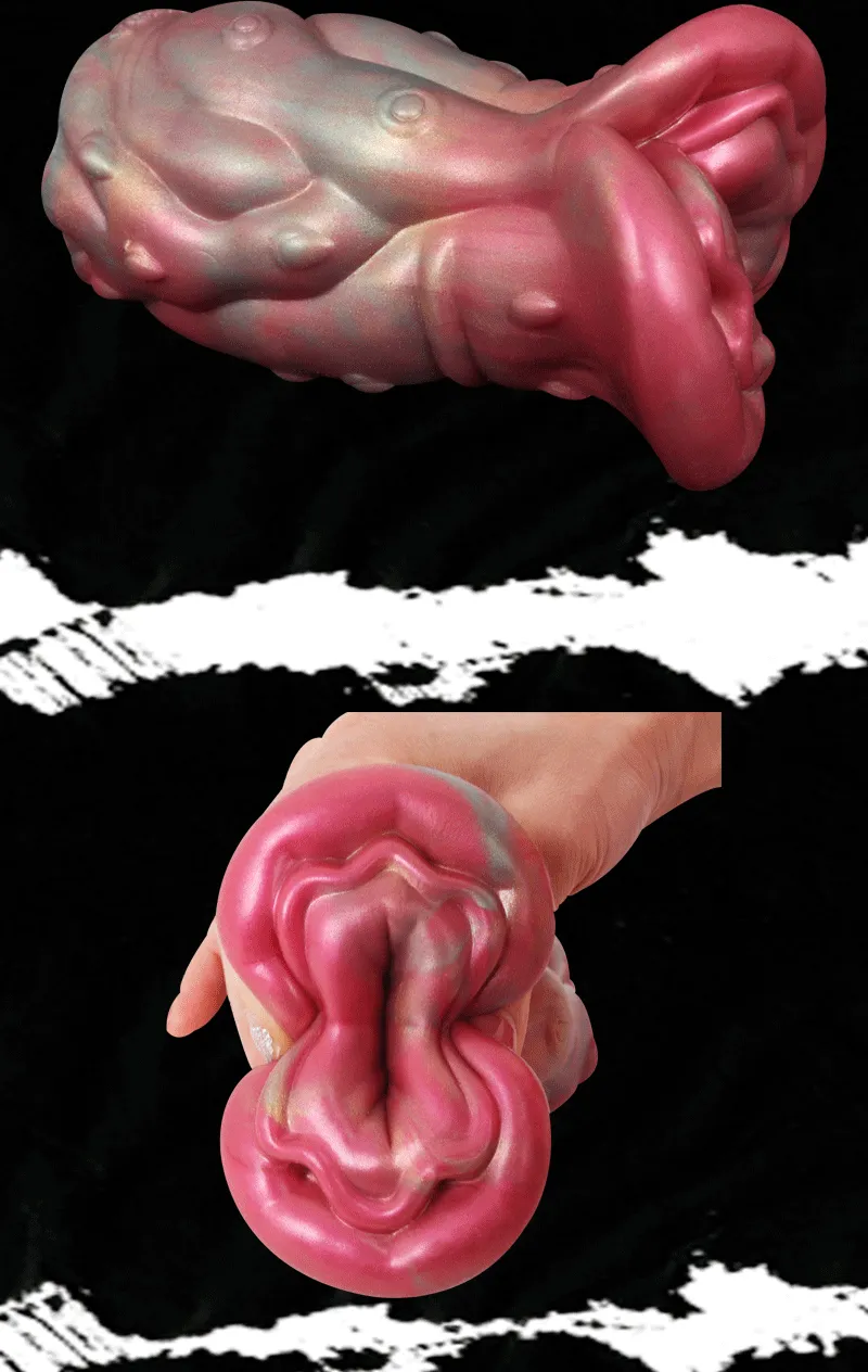 Monster Pocket Pussy Penis Masturbation - Beast Silicone Vagina Male Sex Toy