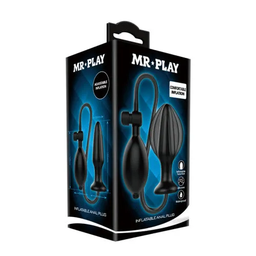 Mr Play inflatable Silicone Anal Plug 13 cm