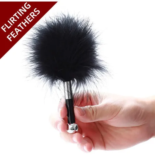 NAUGHTY TOYS Black Faux Fur with acrylic metal wand