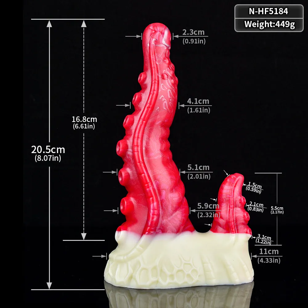 NNSX Eric Hellfire Octopus Tentacle Dildo
