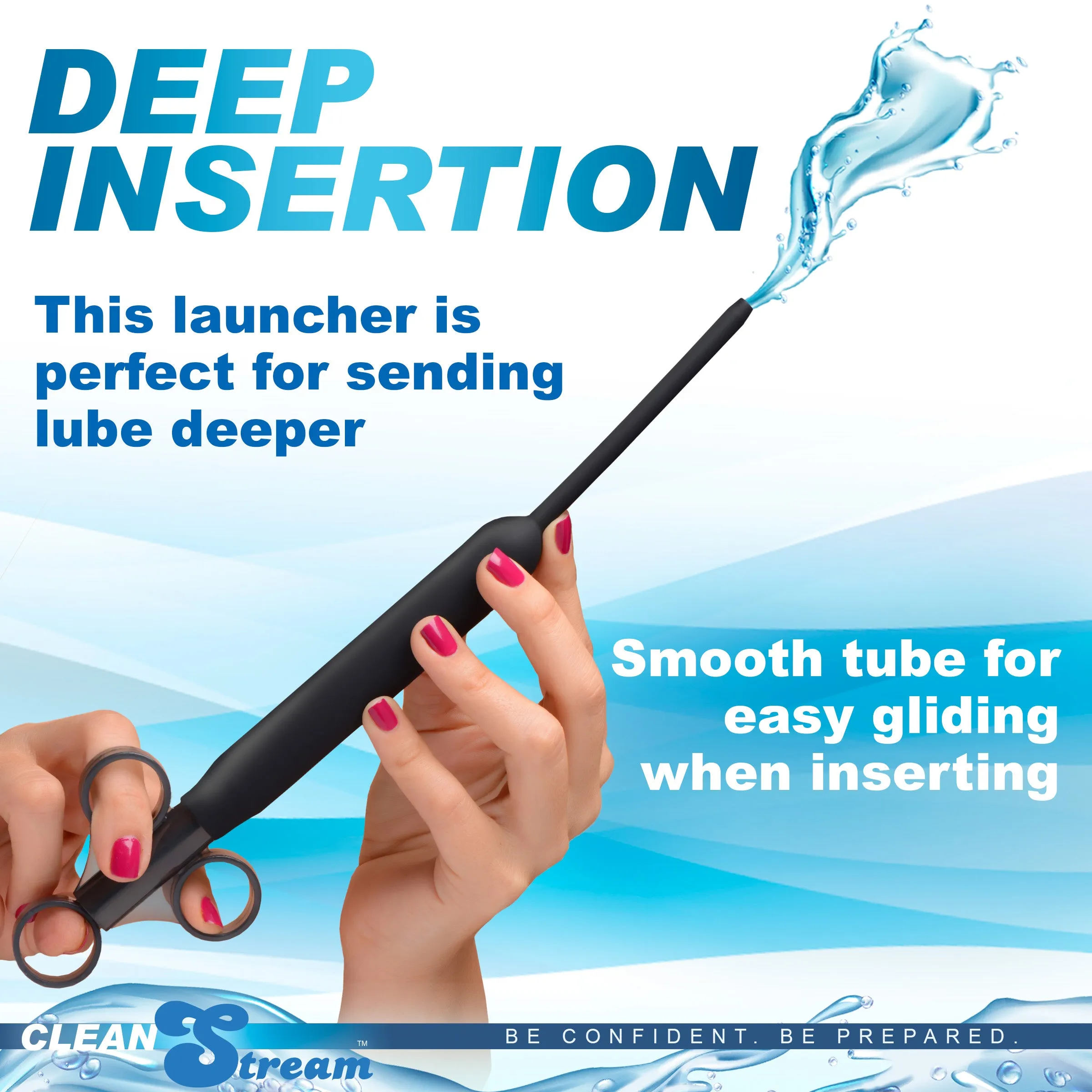Premium Silicone Lubricant Launcher with Extra Long Hose