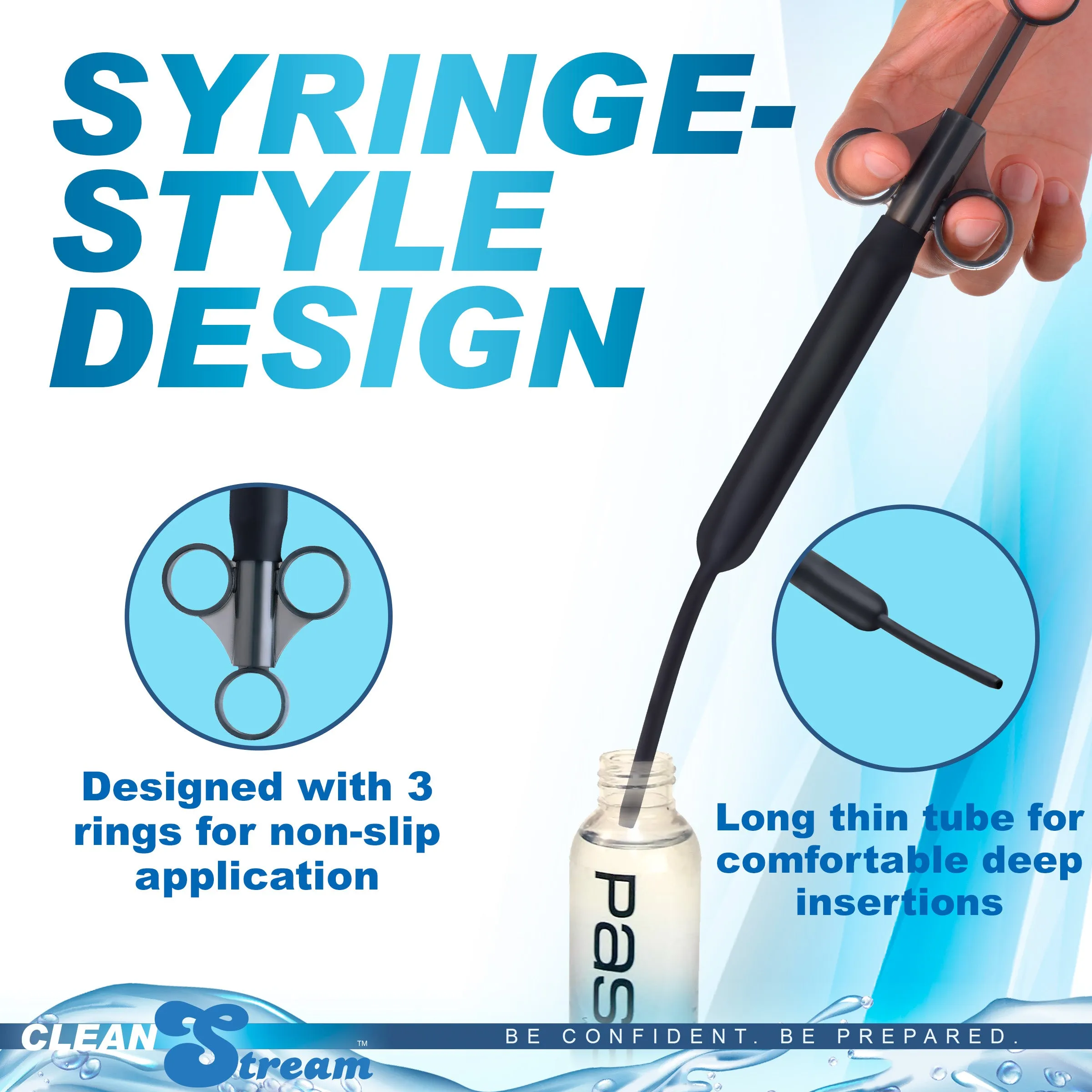 Premium Silicone Lubricant Launcher with Extra Long Hose