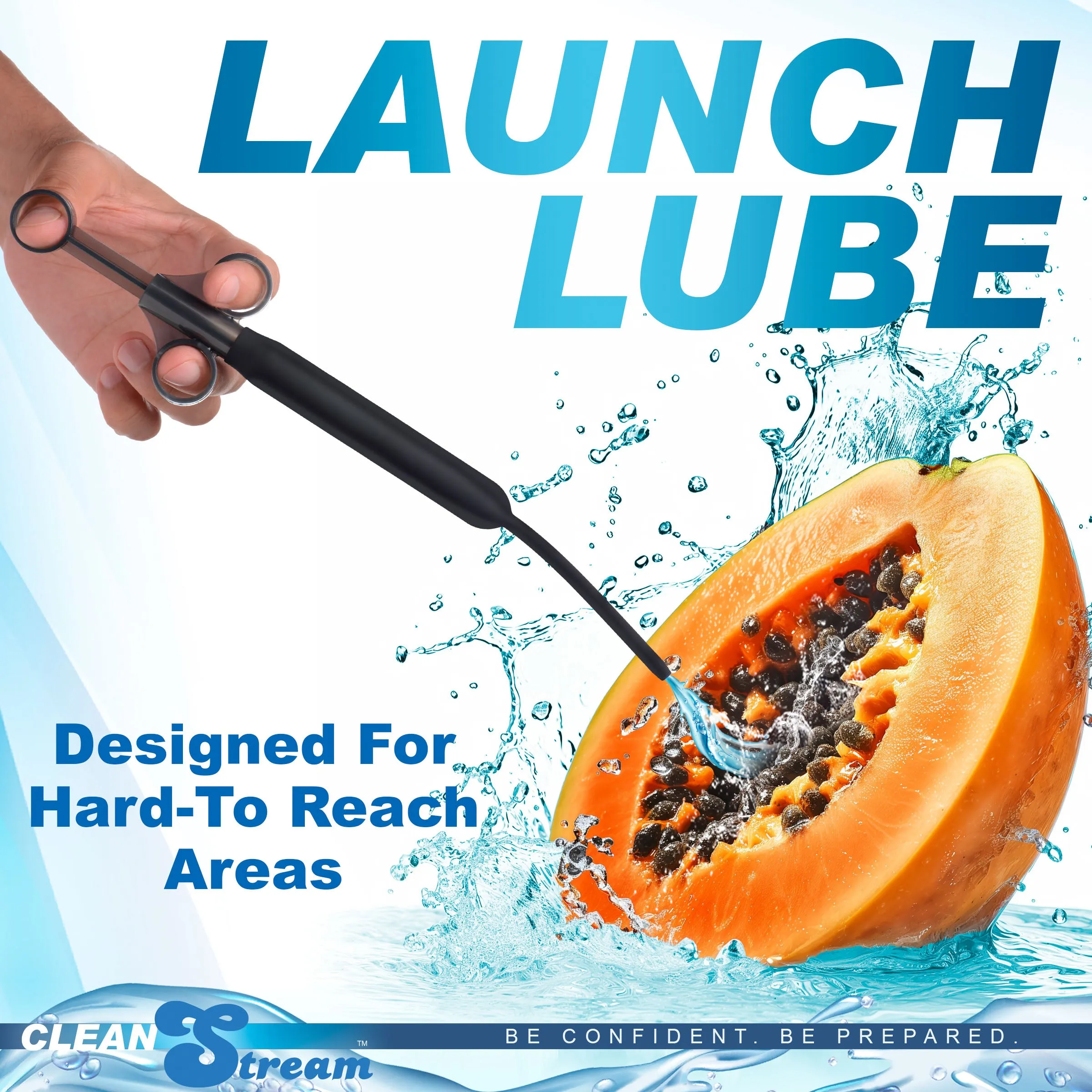 Premium Silicone Lubricant Launcher with Extra Long Hose