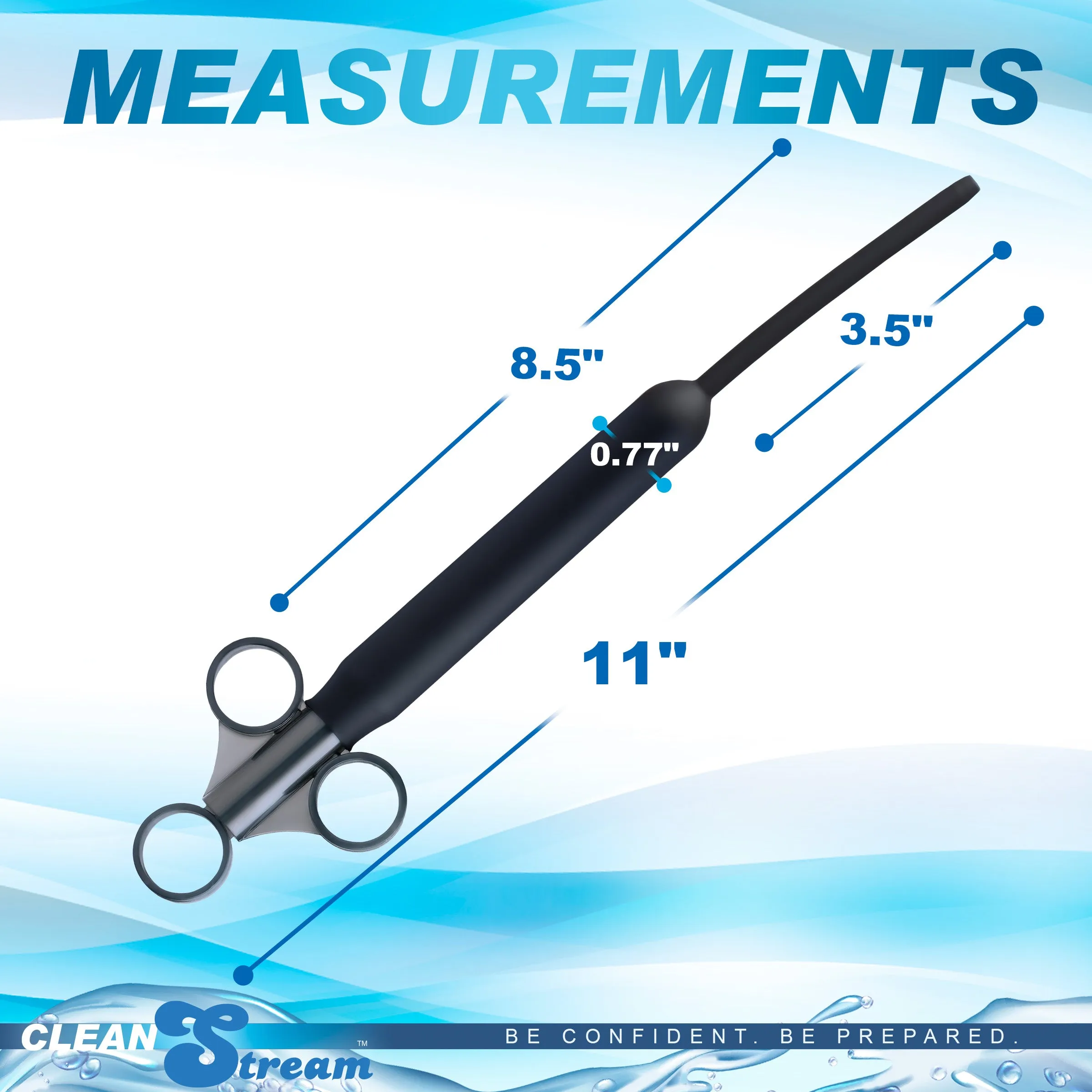 Premium Silicone Lubricant Launcher with Extra Long Hose