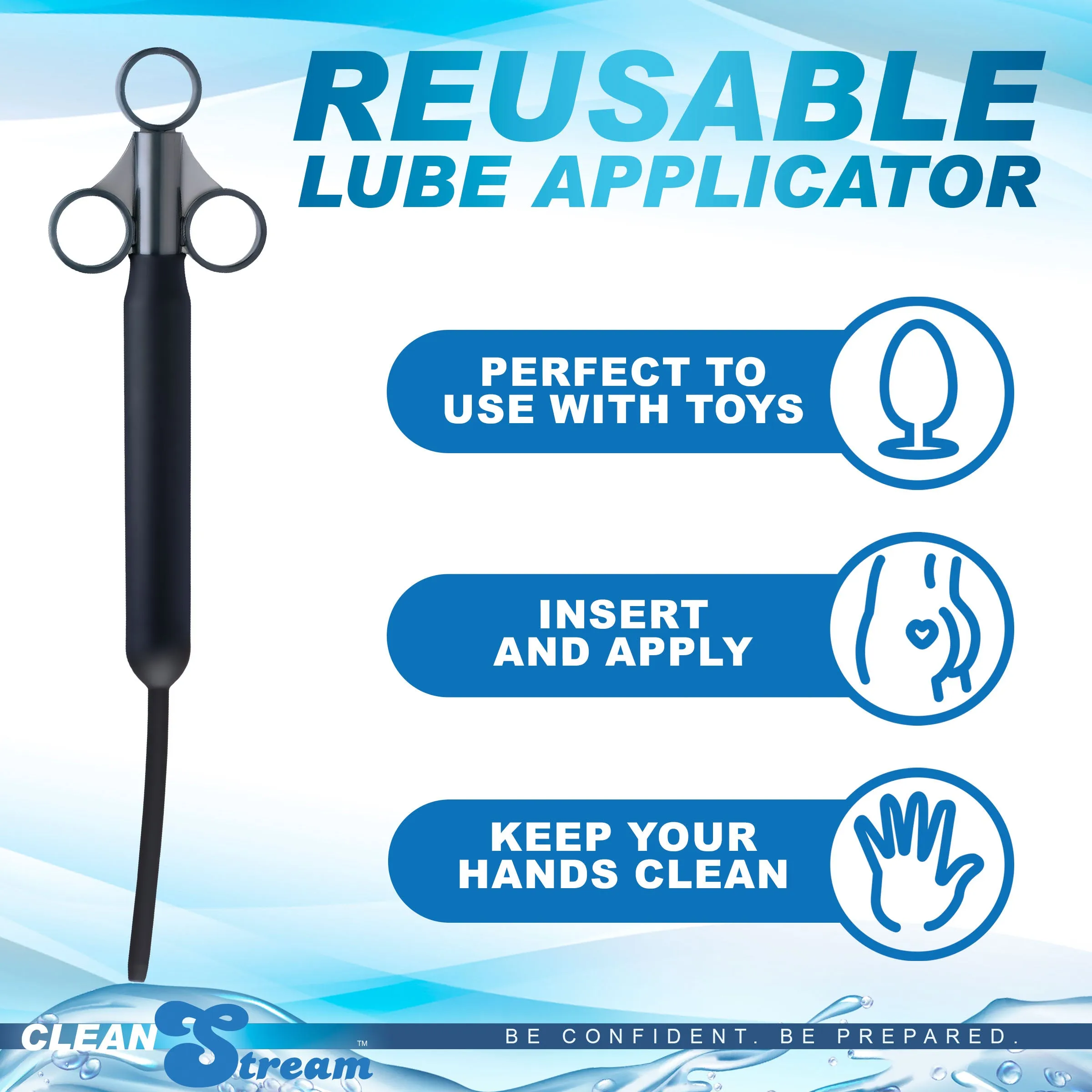 Premium Silicone Lubricant Launcher with Extra Long Hose