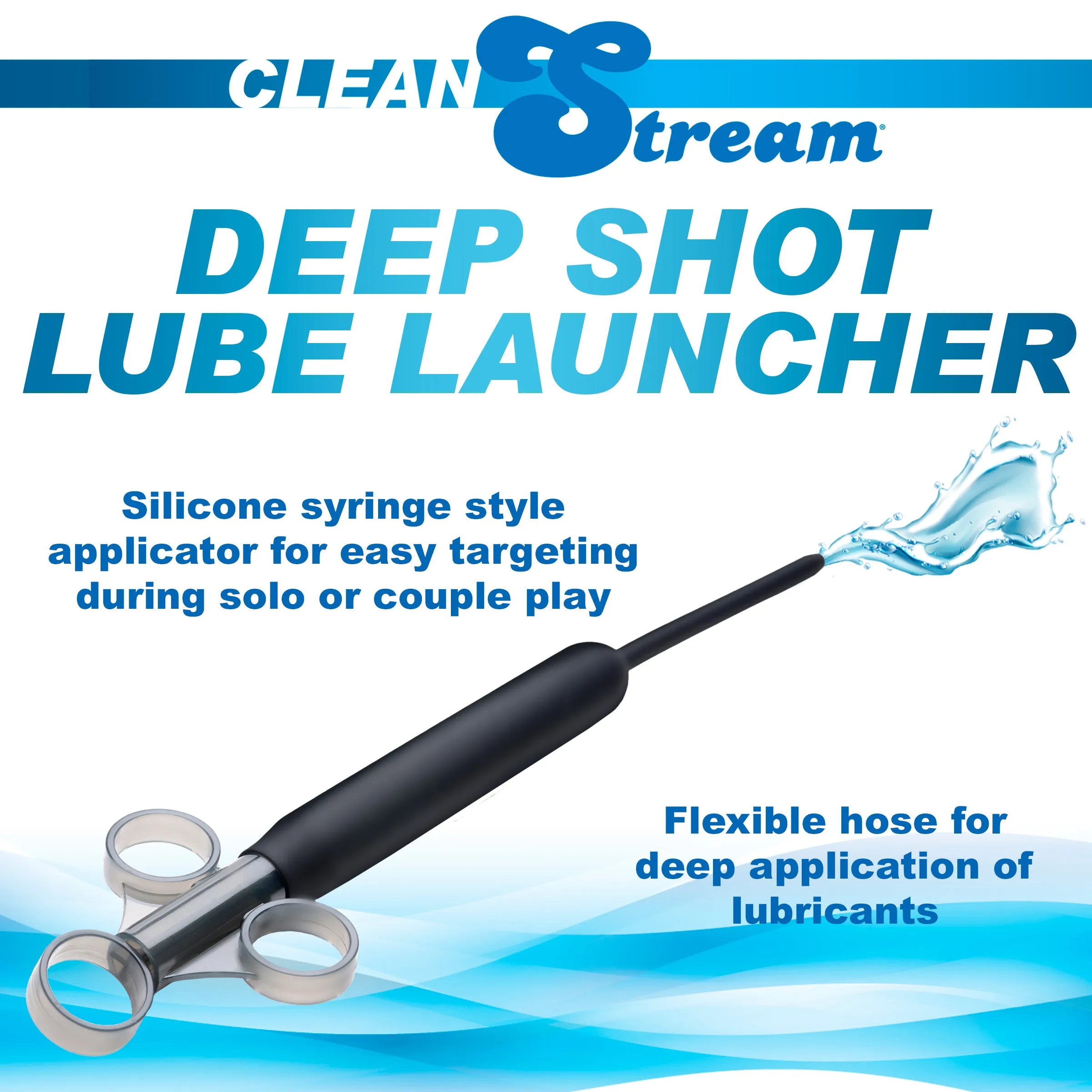 Premium Silicone Lubricant Launcher with Extra Long Hose
