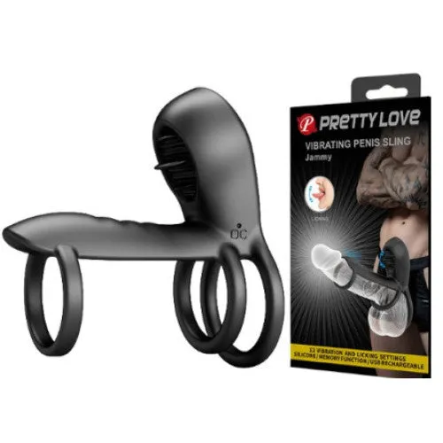 Pretty Love Jammy vibrating penis sling