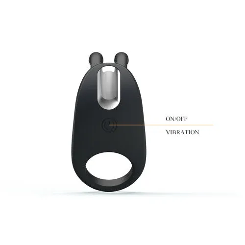 Pretty Love Rechargeable Rabbit Vibrator Cock Ring