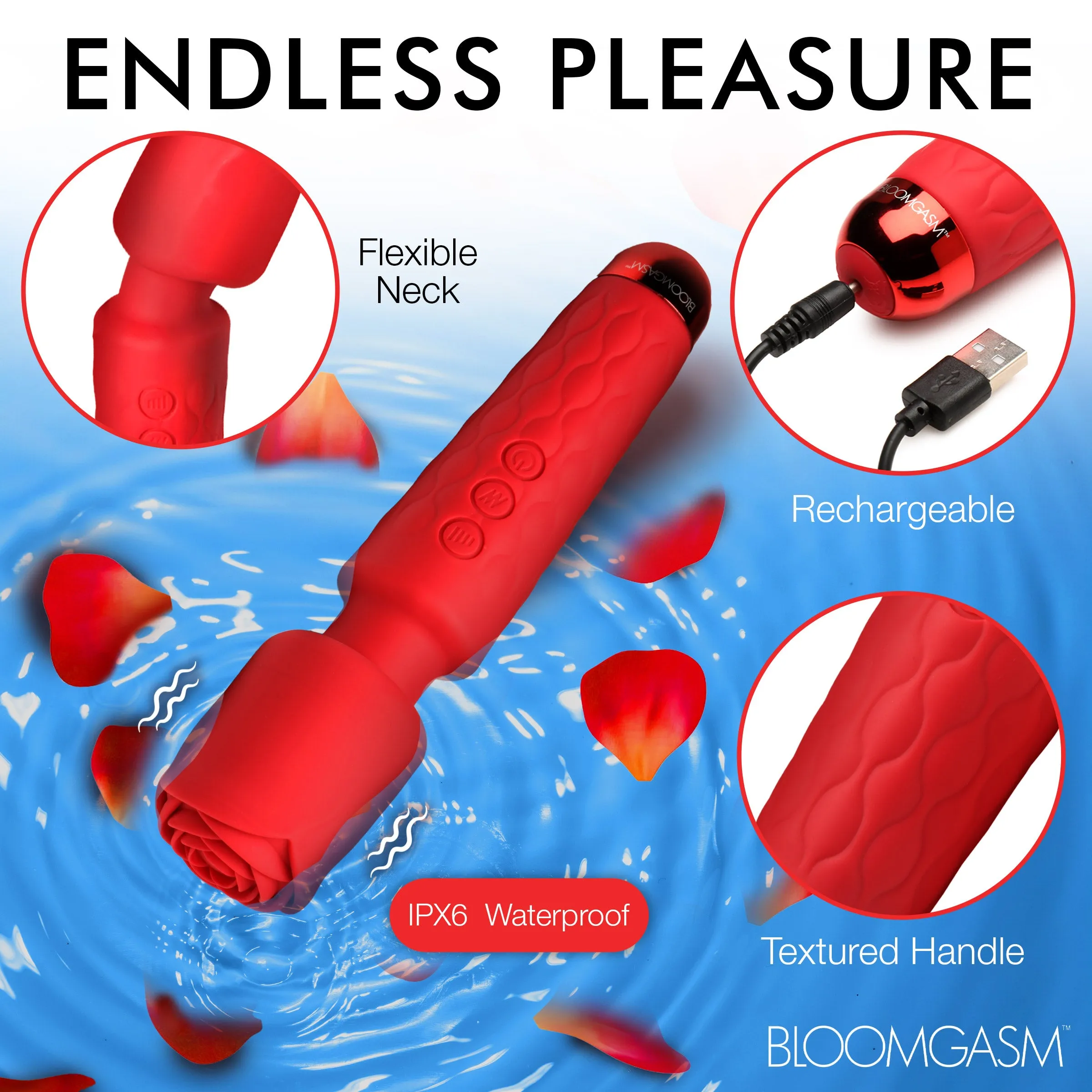 Rechargeable Rose Wand
