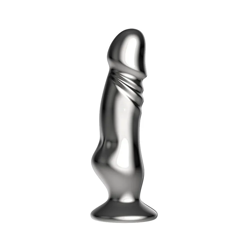 Remote Control Metal Butt Plug - Realistic Dildo Anal Sex Toys for Men Women Wearable