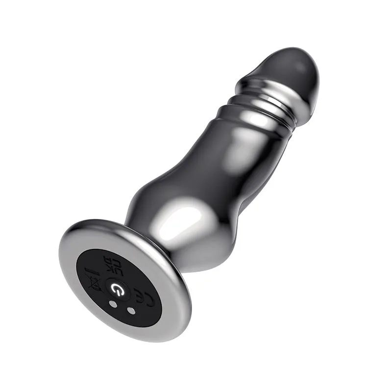 Remote Control Metal Butt Plug - Realistic Dildo Anal Sex Toys for Men Women Wearable