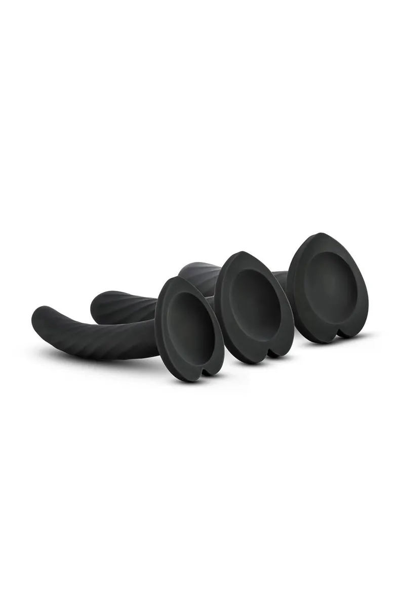 Set of 3 Temptasia Twist Silicone Dildos