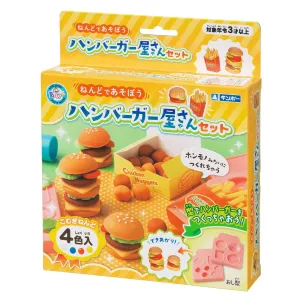 Silver Bird - Kincho Nendo 4 Colors Wheat Clay Playdoh Creations Set Gintori Sangyo