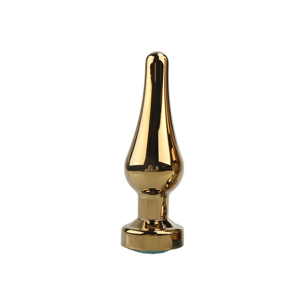 Silver Stainless Steel Metal Anal Plug