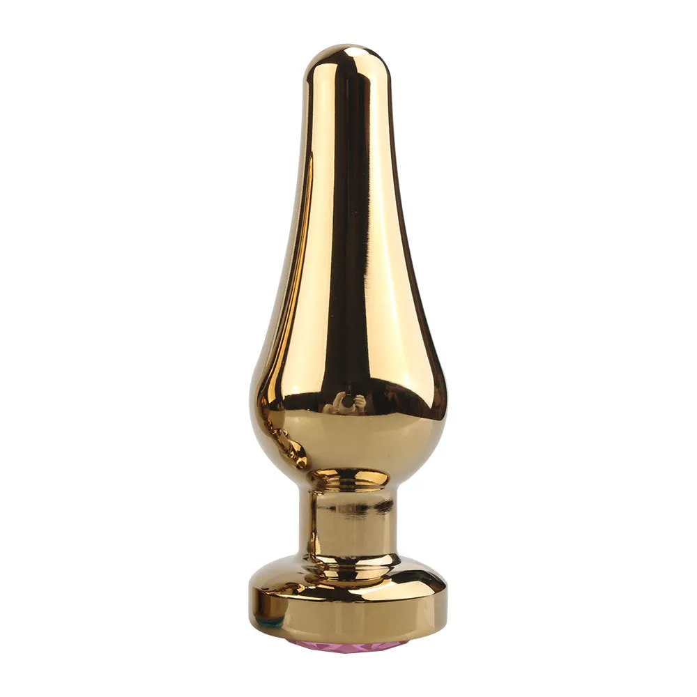 Silver Stainless Steel Metal Anal Plug