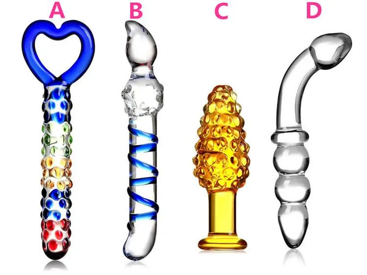 Spiral C&G-Spot Sensual Glass Dildo