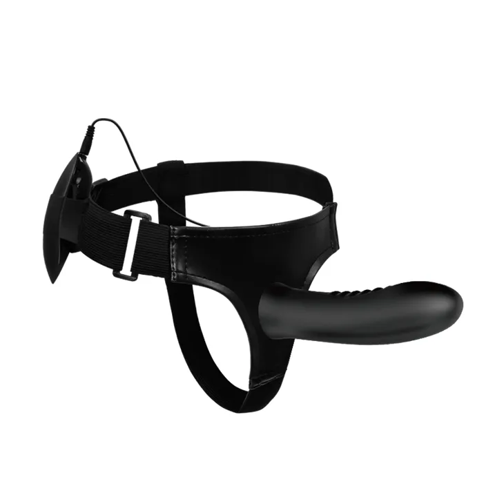 Strap-on Harness Myron with Vibration Silicone 18cm