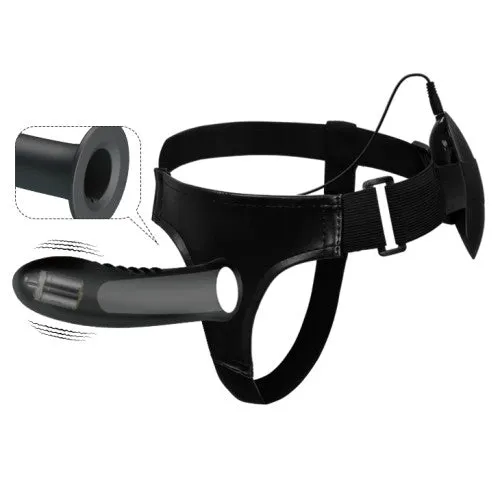 Strap-on Harness Myron with Vibration Silicone 18cm