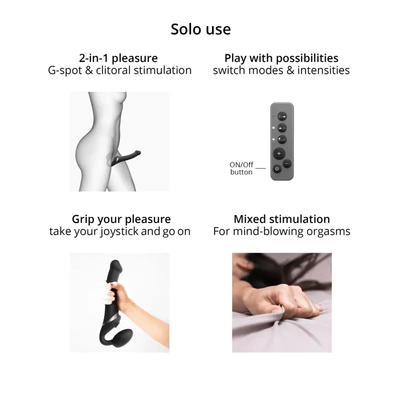 Strap On Me Multi Orgasm Bendable Strap-On XL