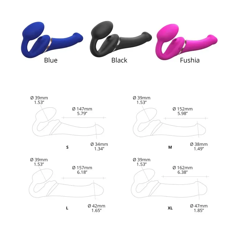Strap On Me Multi Orgasm Bendable Strap-On XL