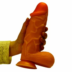 SUPER Huge Realistic Brown Dildos 5inch Width & 11inch Length Thick Dildo Sex Toys with Suction Cup Huge Anal Dildos for Couple & Women