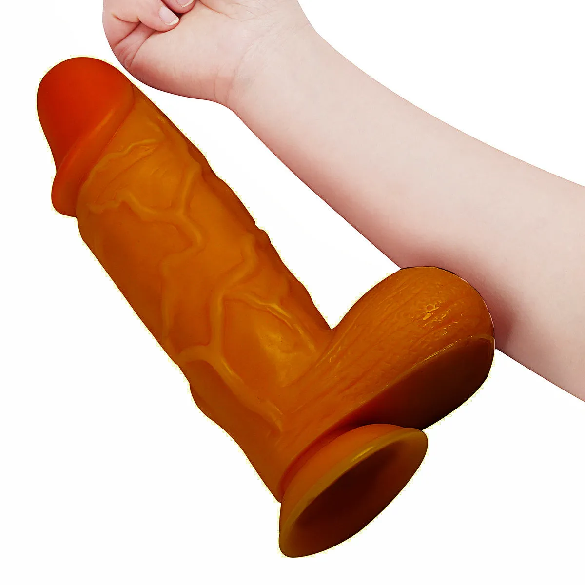 SUPER Huge Realistic Brown Dildos 5inch Width & 11inch Length Thick Dildo Sex Toys with Suction Cup Huge Anal Dildos for Couple & Women
