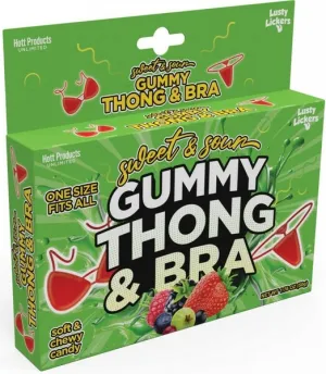 Sweet & Sour Gummy Thong & Bra