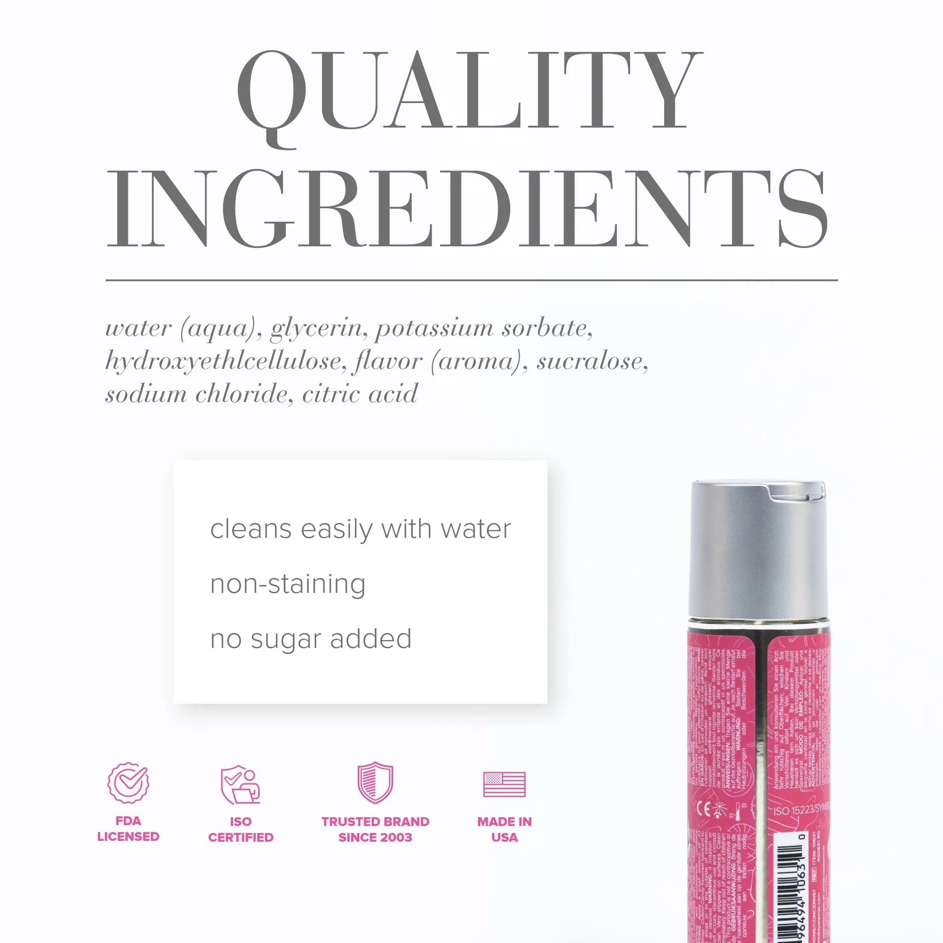 System JO - Candy Shop H2O Flavored Water Based Lubricant