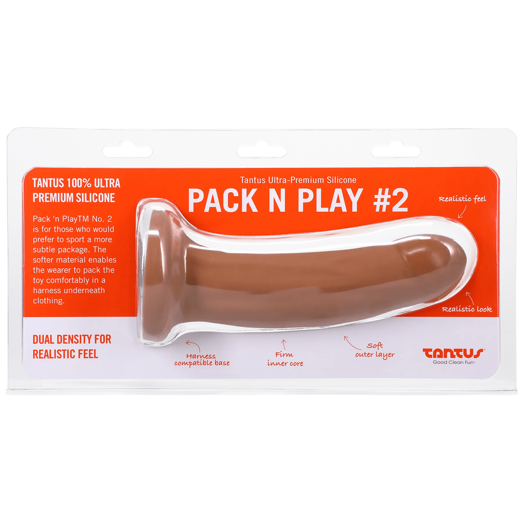 Tantus Pack 'n Play No. 2 Dildo