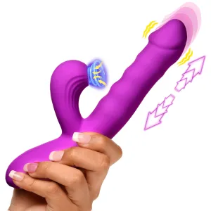 Thrust Wave Thrusting And Sucking Rabbit Vibrator