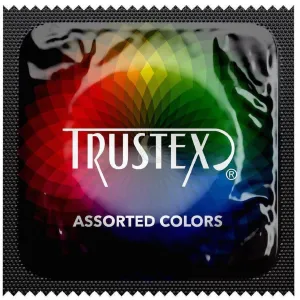 Trustex Assorted Colors Lubricated Condoms