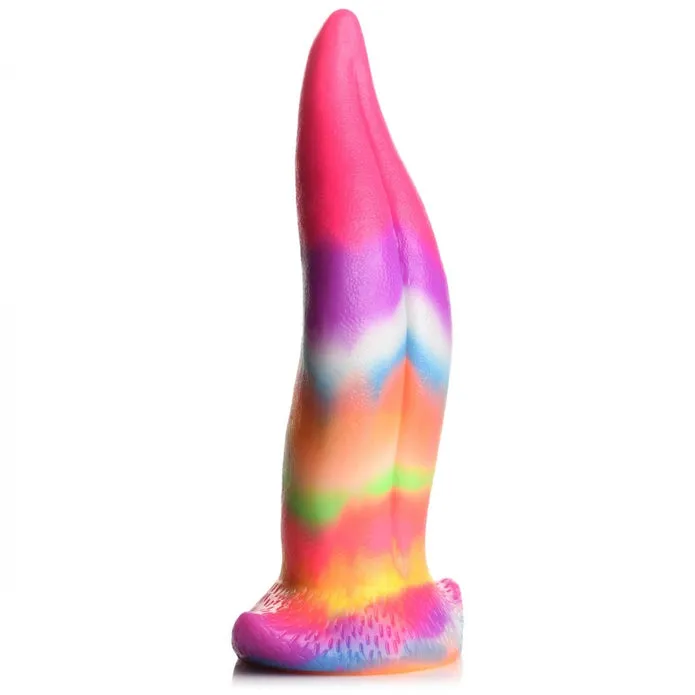 Unicorn Kiss Unicorn Tongue Glow-in-the-dark 8.5 Inch Silicone Dildo