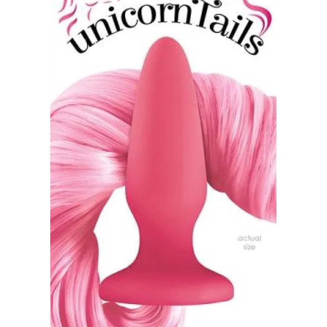 Unicorn Tail Butt Plug - Pastel Pink