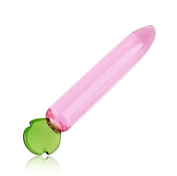 Vegetable Spiral C&G-Spot Sensual Glass Dildo