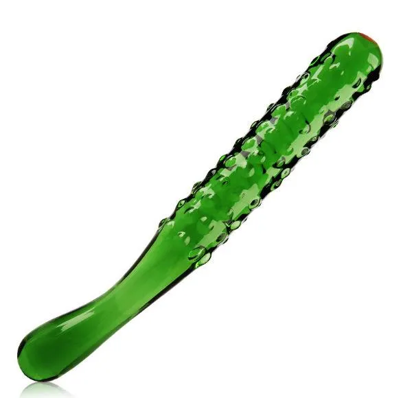 Vegetable Spiral C&G-Spot Sensual Glass Dildo