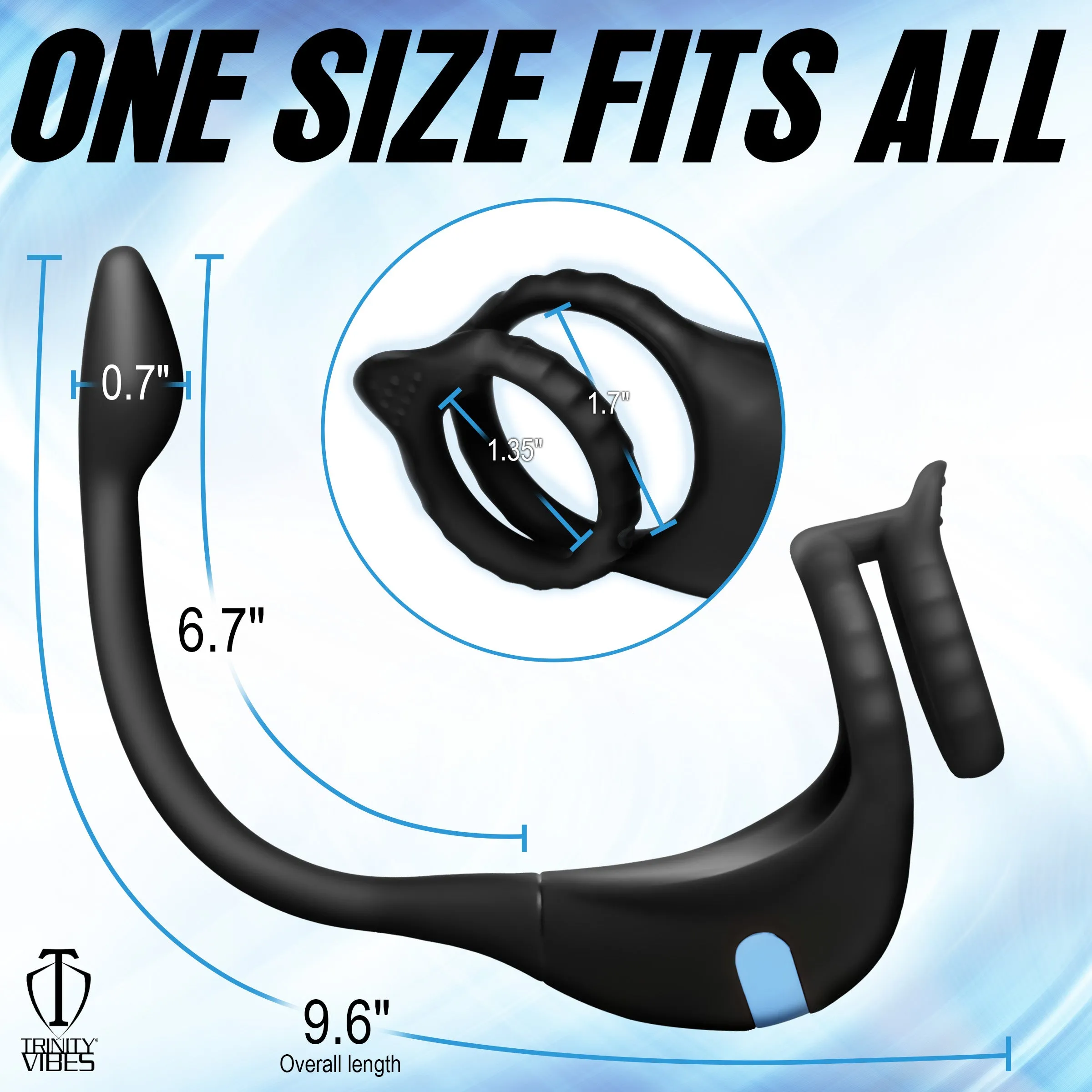 Vibrating C-Ring & Anal Stimulator