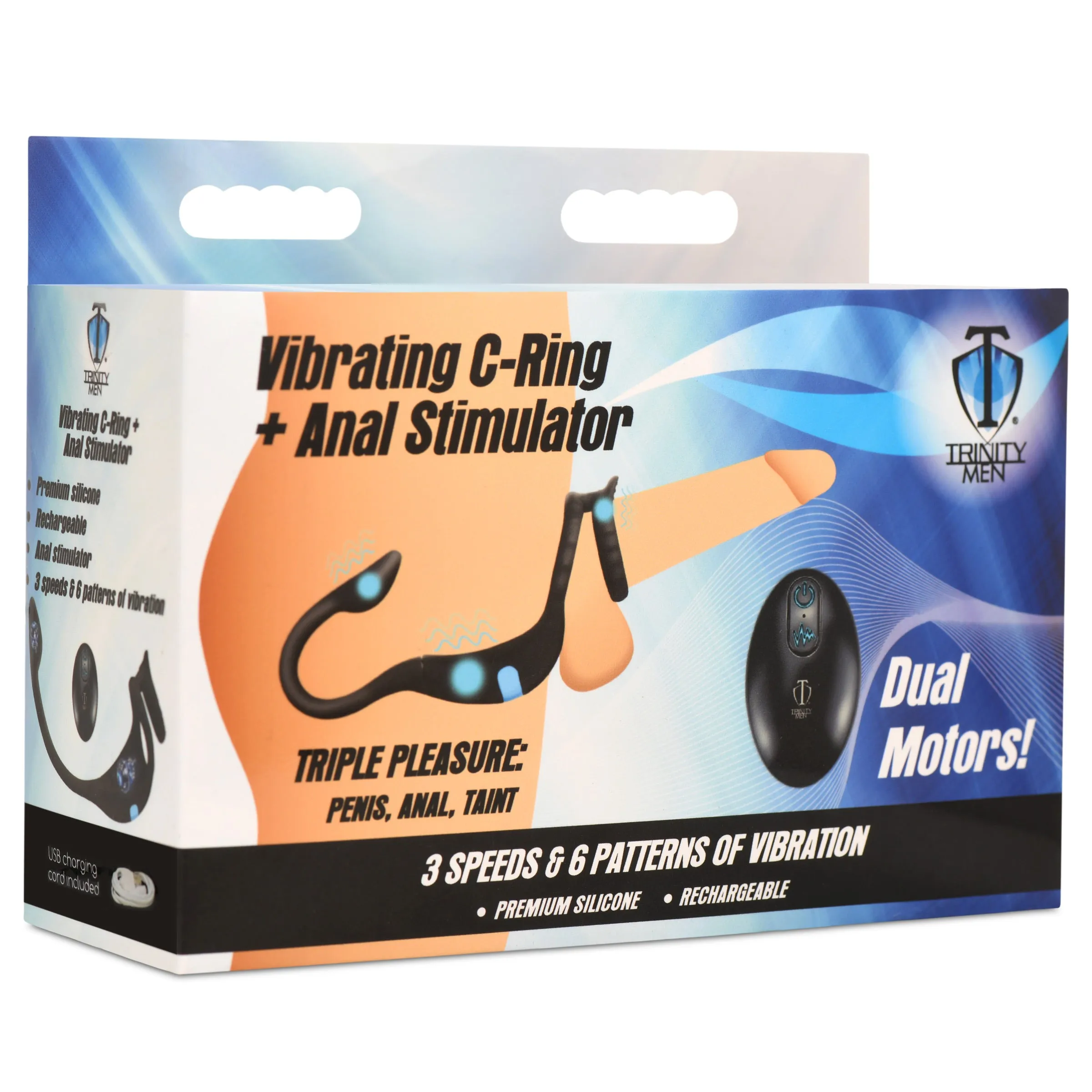 Vibrating C-Ring & Anal Stimulator