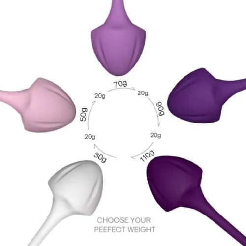 VIRGO Traning Set 5 silicone Kegel weighted balls