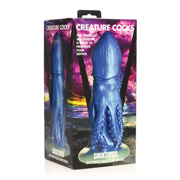 XR - Creature Cocks Cocktopus Octopus Silicone Dildo 8.3 (Blue)