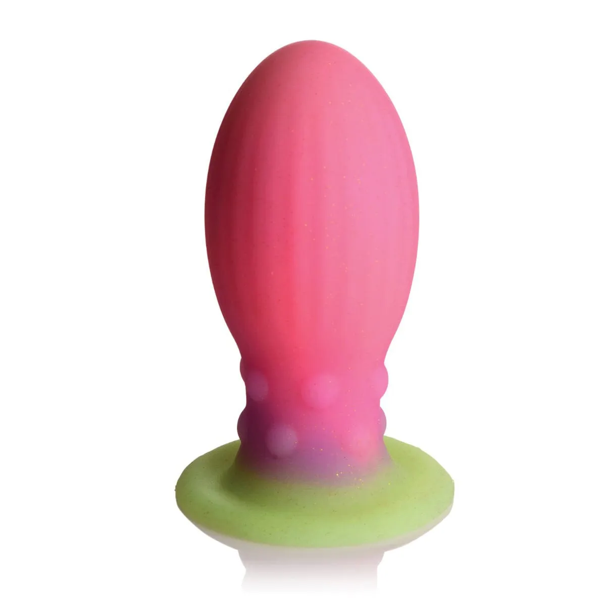 XR - Creature Cocks Glow in the Dark Xeno Silicone Egg Large 5.25 (Multi Colour)