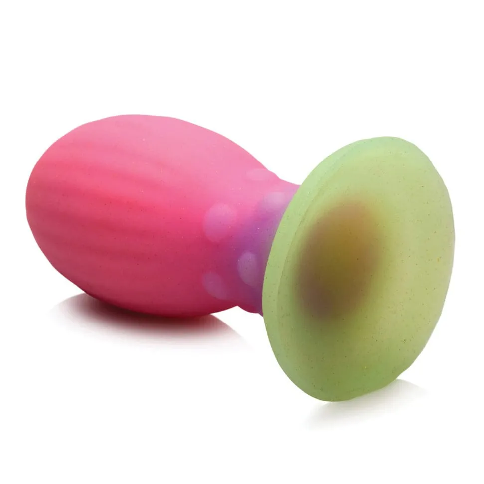 XR - Creature Cocks Glow in the Dark Xeno Silicone Egg Large 5.25 (Multi Colour)